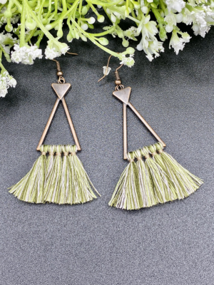 Fring Triangle Earrings